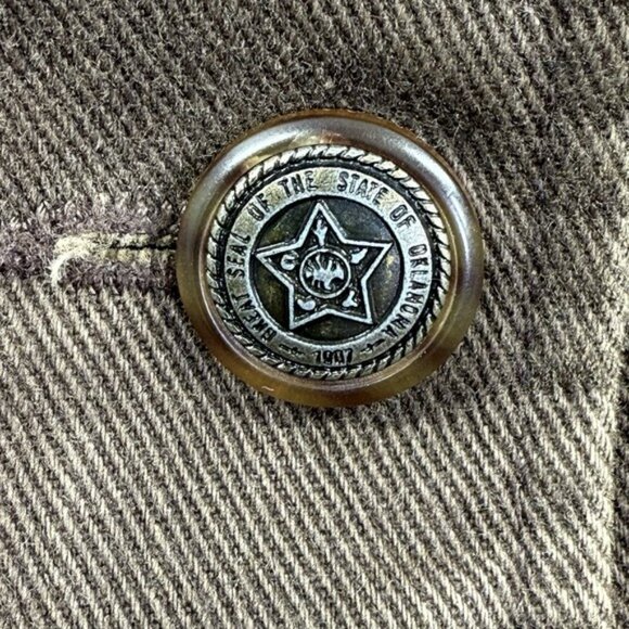 Vintage Ashton Cove Men's Barn Chore Utility Jacket Coat M Brown Plaid Lined - Picture 10 of 16